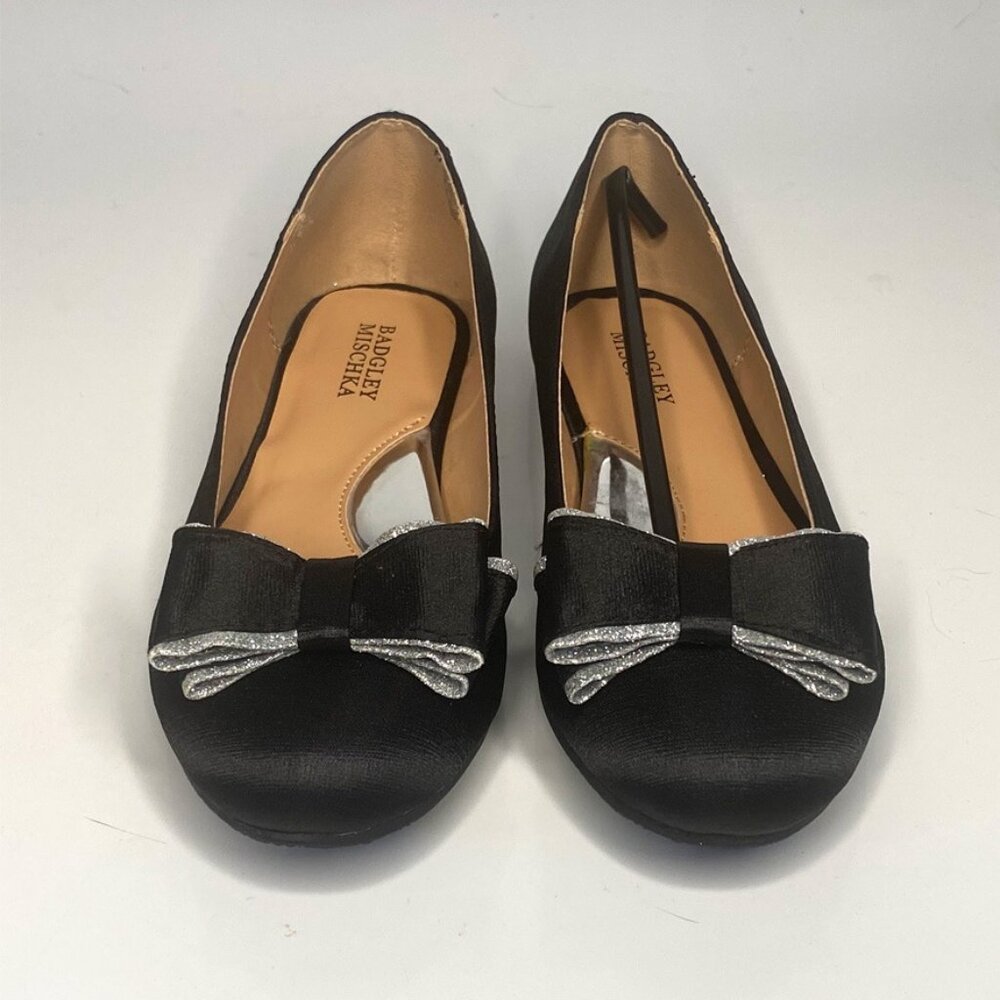 Badgley Mischka Amber Shines Slip-On Dress Slippers Girl: Size 1
